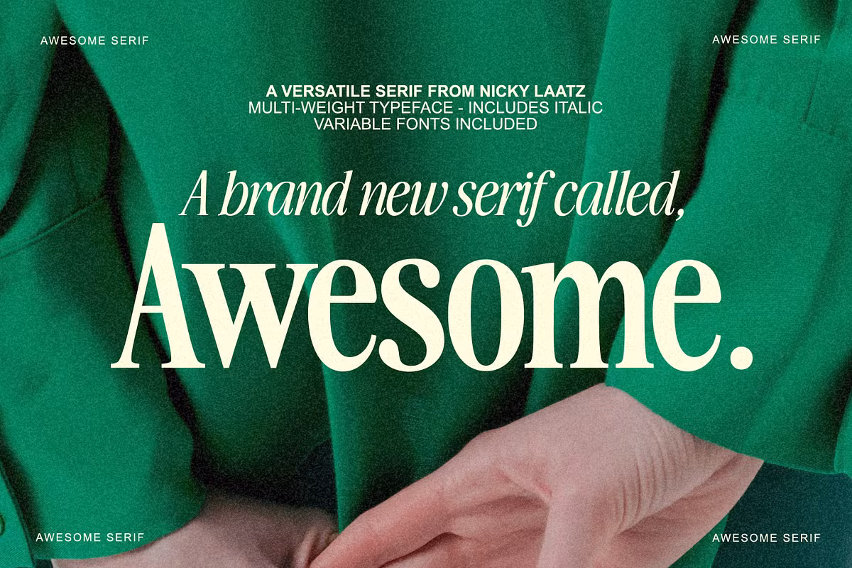 Awesome Serif Font