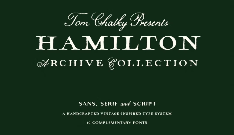 The Hamilton Archive Font