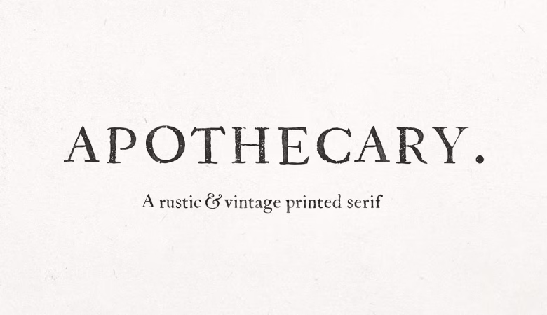 Apothecary Serif Font