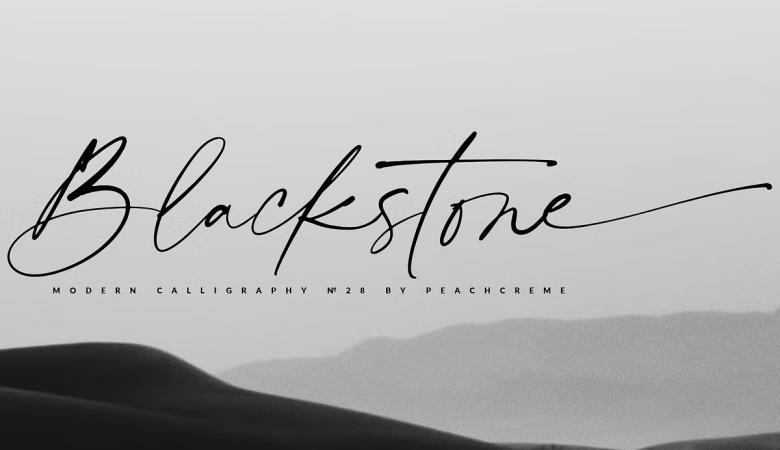 Blackstone Font
