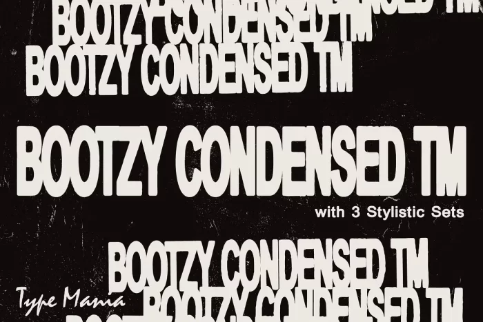 Bootzy Condensed Font