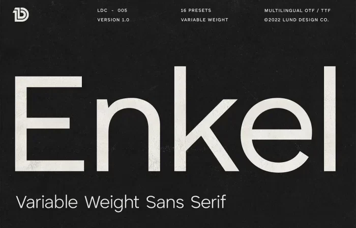 Enkel Font