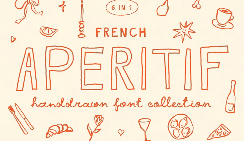 French Aperitif Font