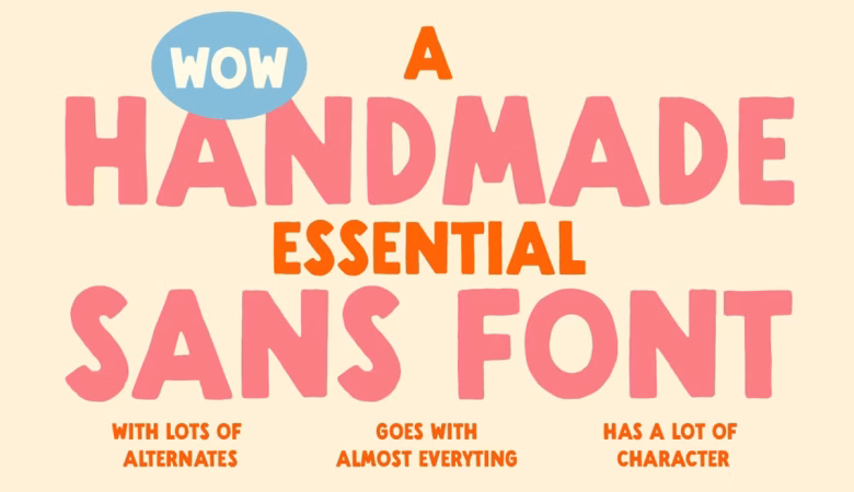 Handmade Sans Font
