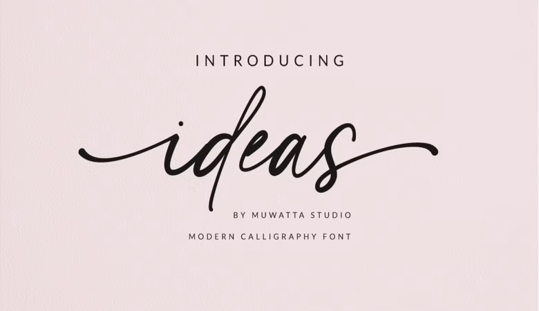 Ideas Font