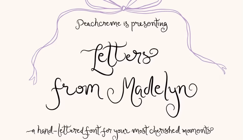 Letters from Madelyn Font