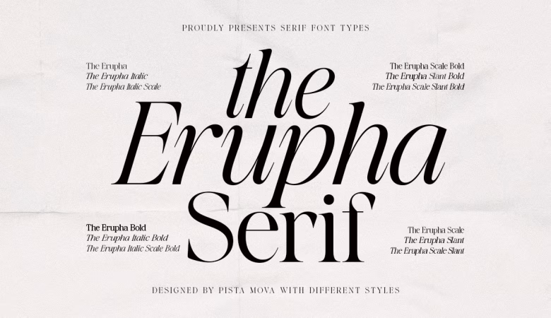 The Erupha Font
