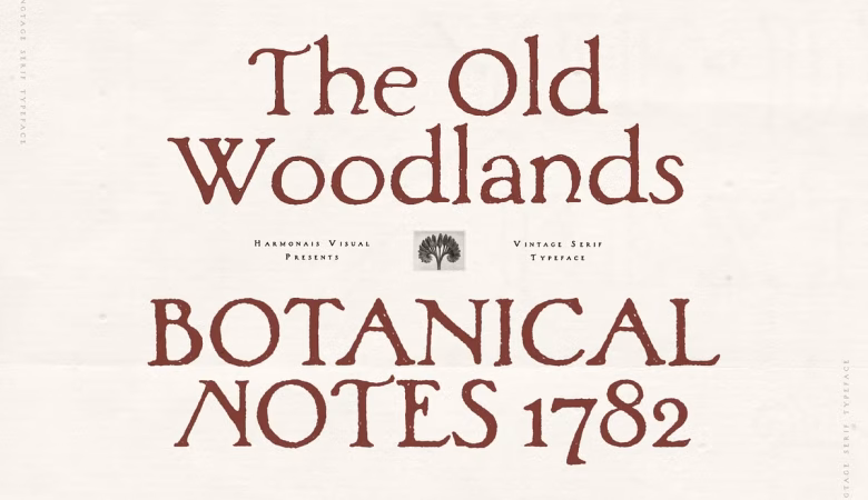 Woodlands Font